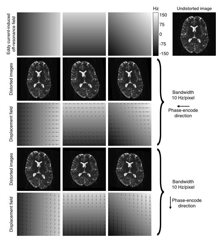 Explanation of how EC-fields translate into distortions.