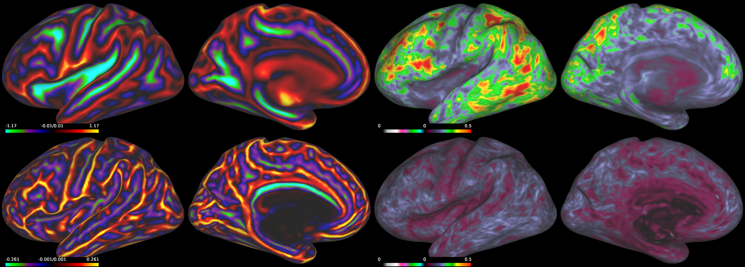 Mean and standard deviation maps