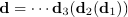 combination of displacements