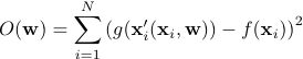 simple cost function