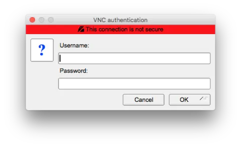 VNC Credentials